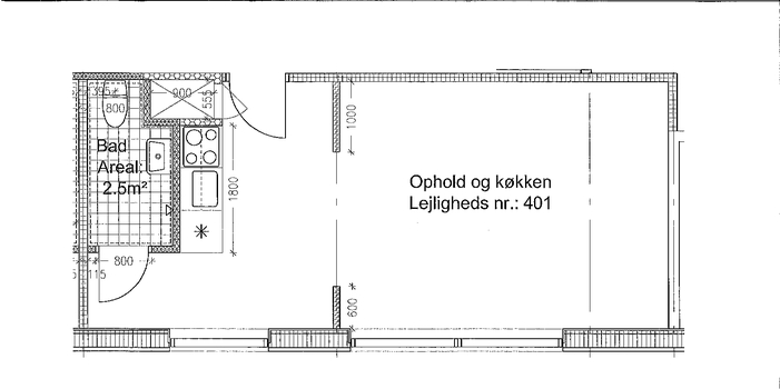 1-room apartment type 1