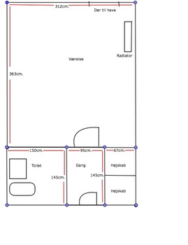 Plan of the room