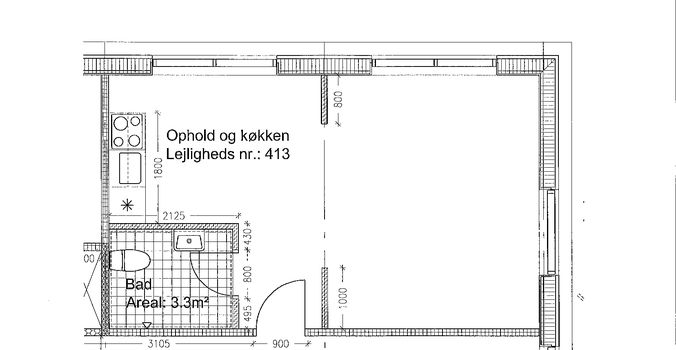 1-room apartment type 13